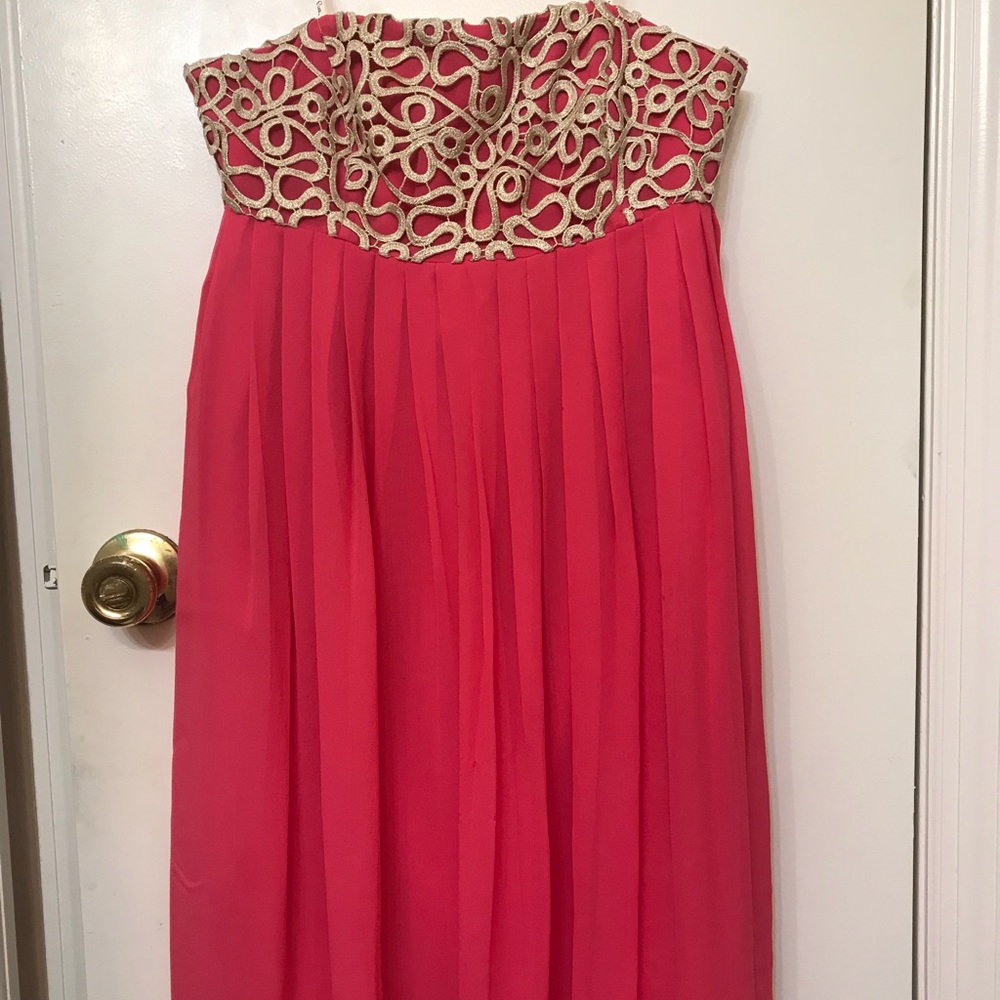 Lilly Pulitzer strapless cocktail dress